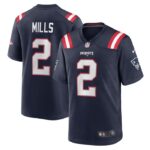 Jalen Mills New England Patriots Nike Game Player Jersey - Navy- 49Native
