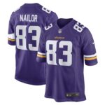 Jalen Nailor Minnesota Vikings Nike Game Player Jersey - Purple- 49Native