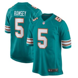 Jalen Ramsey Miami Dolphins Nike Alternate Game Jersey - Aqua- 49Native