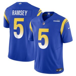 Jalen Ramsey Los Angeles Rams Nike Vapor F.U.S.E. Limited Jersey - Royal- 49Native