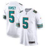 Jalen Ramsey Miami Dolphins Nike Alternate Game Jersey - White- 49Native