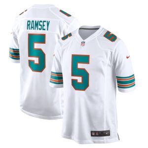 Jalen Ramsey Miami Dolphins Nike Alternate Game Jersey - White- 49Native