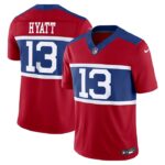 Jalin Hyatt New York Giants Nike Alternate Vapor F.U.S.E. Limited Jersey - Century Red- 49Native