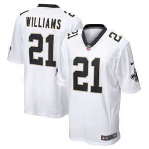 Jamaal Williams New Orleans Saints Nike Team Game Jersey -  White- 49Native