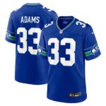Jamal Adams Seattle Seahawks Nike Throwback Player Game Jersey - Royal- 49Native