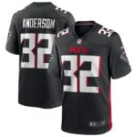 Jamal Anderson Atlanta Falcons Nike Game Retired Player Jersey - Black- 49Native