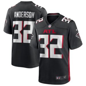 Jamal Anderson Atlanta Falcons Nike Game Retired Player Jersey - Black- 49Native
