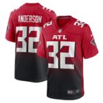Jamal Anderson Atlanta Falcons Nike Retired Player Alternate Game Jersey - Red- 49Native