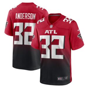 Jamal Anderson Atlanta Falcons Nike Retired Player Alternate Game Jersey - Red- 49Native