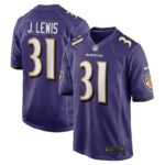 Jamal Lewis Baltimore Ravens Nike Game Retired Player Jersey - Purple- 49Native