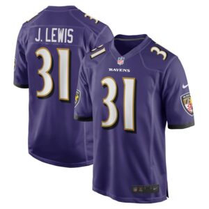 Jamal Lewis Baltimore Ravens Nike Game Retired Player Jersey - Purple- 49Native