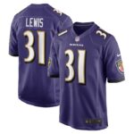 Jamal Lewis Baltimore Ravens Nike Retired Player Game Jersey - Purple- 49Native