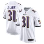 Jamal Lewis Baltimore Ravens Nike Retired Player Game Jersey - White- 49Native