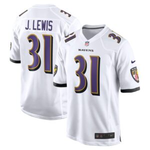 Jamal Lewis Baltimore Ravens Nike Retired Player Game Jersey - White- 49Native