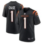 Ja'Marr Chase Cincinnati Bengals Nike Game Jersey - Black- 49Native