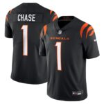 Ja'Marr Chase Cincinnati Bengals Nike  Vapor Untouchable Limited Jersey - Black- 49Native