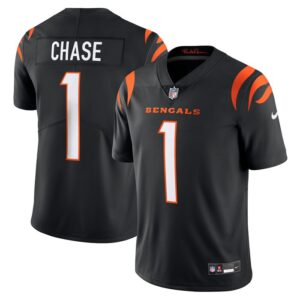 Ja'Marr Chase Cincinnati Bengals Nike  Vapor Untouchable Limited Jersey - Black- 49Native