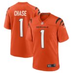 Ja'Marr Chase Cincinnati Bengals Nike Game Jersey - Orange- 49Native