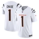 Ja'Marr Chase Cincinnati Bengals Nike Vapor F.U.S.E. Limited Jersey - White- 49Native