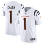 Ja'Marr Chase Cincinnati Bengals Nike  Vapor Untouchable Limited Jersey - White- 49Native