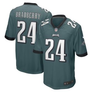 James Bradberry Philadelphia Eagles Nike Game Player Jersey - Midnight Green- 49Native