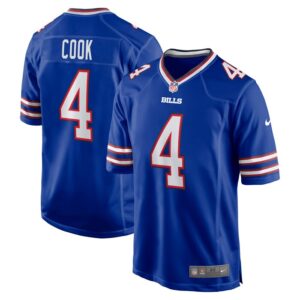 James Cook Buffalo Bills Nike Game Player Jersey - Royal- 49Native