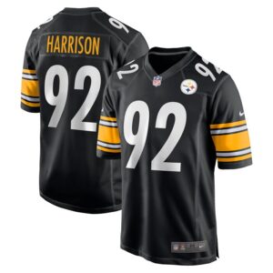 James Harrison Pittsburgh Steelers Nike Retired Game Jersey - Black- 49Native