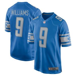 Jameson Williams Detroit Lions Nike Player Game Jersey - Blue- 49Native