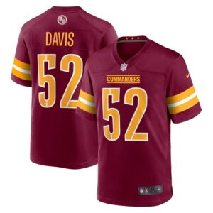 Jamin Davis Washington Commanders Nike Game Jersey - Burgundy- 49Native