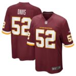 Jamin Davis Washington Football Team Nike 2021 NFL Draft First Round Pick Game Jersey - Burgundy- 49Native