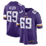 Jared Allen Minnesota Vikings Nike Retired Player Game Jersey - Purple- 49Native