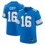 Jared Goff Detroit Lions Nike Game Jersey - Blue- 49Native