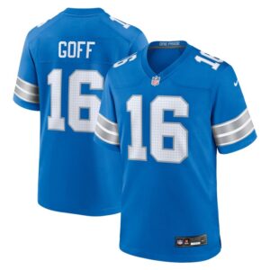 Jared Goff Detroit Lions Nike Game Jersey - Blue- 49Native
