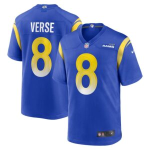 Jared Verse Los Angeles Rams Nike 2024 NFL Draft First Round Pick Player Game Jersey - Royal- 49Native