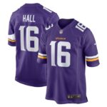 Jaren Hall Minnesota Vikings Nike  Game Jersey -  Purple- 49Native