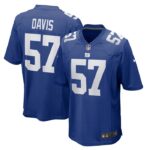 Jarrad Davis New York Giants Nike Team Game Jersey -  Royal- 49Native