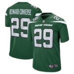 Jarrick Bernard Converse New York Jets Nike  Game Jersey - Gotham Green- 49Native