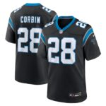 Jashaun Corbin Carolina Panthers Nike Team Game Jersey -  Black- 49Native