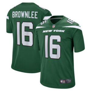 Jason Brownlee New York Jets Nike  Game Jersey - Gotham Green- 49Native