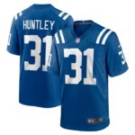 Jason Huntley Indianapolis Colts Nike Team Game Jersey -  Royal- 49Native