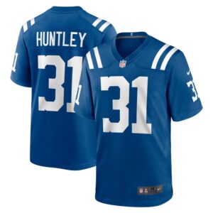Jason Huntley Indianapolis Colts Nike Team Game Jersey -  Royal- 49Native