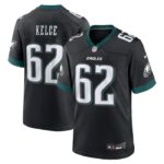 Jason Kelce Philadelphia Eagles Nike Alternate Game Jersey - Black- 49Native