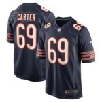 Ja'Tyre Carter Chicago Bears Nike Game Player Jersey - Navy- 49Native