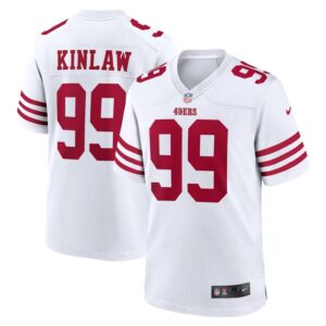Javon Kinlaw San Francisco 49ers Nike Player Game Jersey - White- 49Native