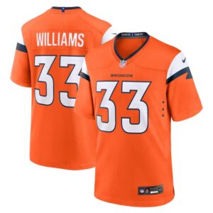 Javonte Williams Denver Broncos Nike Mile High Collection Game Jersey - Orange- 49Native