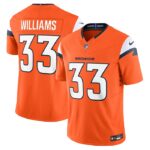 Javonte Williams Denver Broncos Nike Mile High Collection Vapor F.U.S.E. Limited Jersey - Orange- 49Native