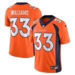 Javonte Williams Denver Broncos Nike  Vapor Untouchable Limited Jersey - Orange- 49Native