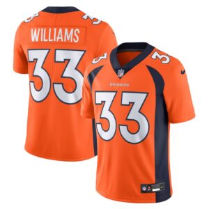 Javonte Williams Denver Broncos Nike  Vapor Untouchable Limited Jersey - Orange- 49Native