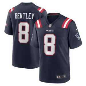Ja'Whaun Bentley New England Patriots Nike Game Player Jersey - Navy- 49Native