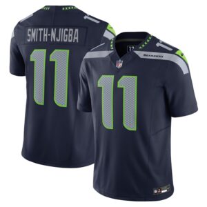 Jaxon Smith-Njigba Seattle Seahawks Nike Vapor F.U.S.E. Limited Jersey - Navy- 49Native